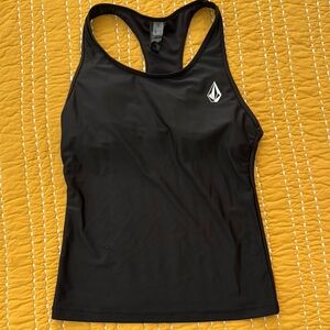 Volcom Women's Black Tankini Top size medium